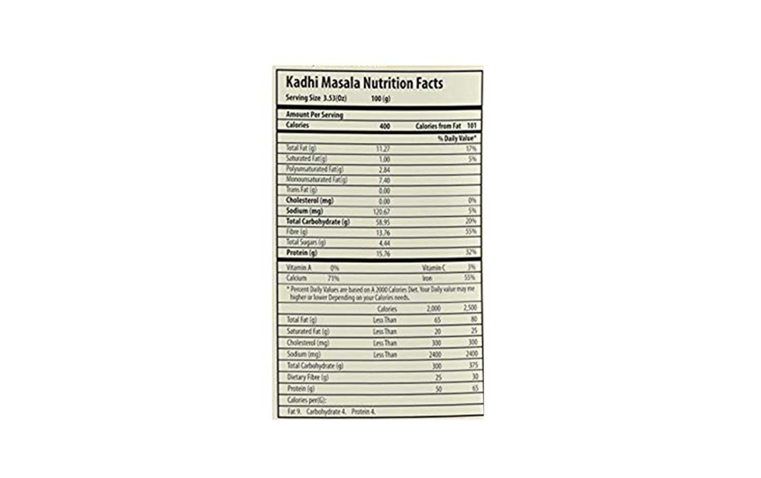 Masala Garden Kadhi Masala    Pack  10 grams